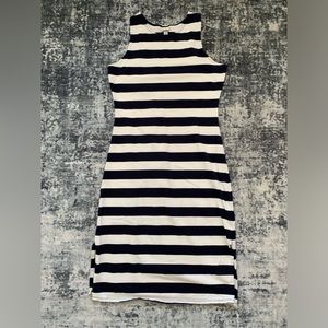 Target 🎯 A New Day Midi Dress | Medium | White & Navy